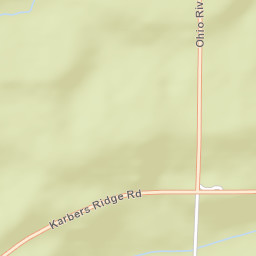 Karbers Ridge Road, Shawnee National Forest Street Map