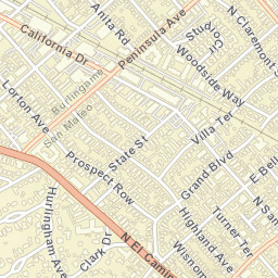 123 E Poplar Ave, San Mateo, CA 94401 Street Map