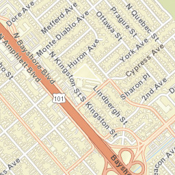 1407 E 3rd Ave, San Mateo, CA 94401, USA Street Map