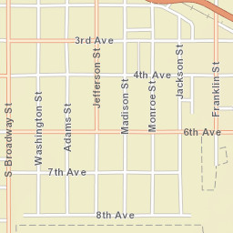 Monte Vista Street Map
