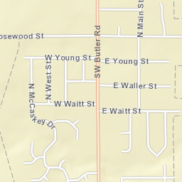 1267 North Rose Hill Road, Rose Hill, KS Street Map