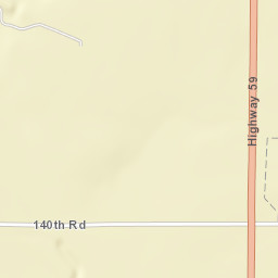 U.S. 59, Erie, KS 66733, USA Street Map