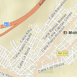 Puerto Lumbreras Street Map