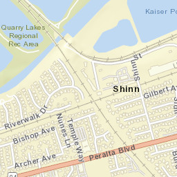Shinn California Street Map