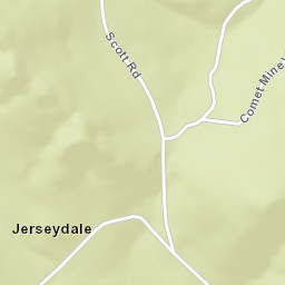 Jerseydale California Street Map