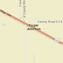 Sugar Junction Colorado Street Map