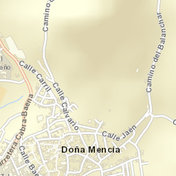 Doña Mencía Street Map