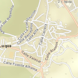 Luque Street Map