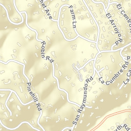 Hillsborough Park California Street Map