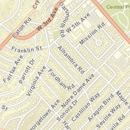 S El Camino Re Street Map