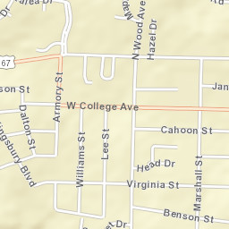 501-573 Kingsbury Blvd Fredericktown Street Map