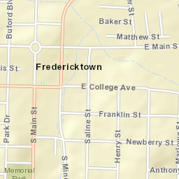 101-117 West Main Street Fredericktown MO Street Map