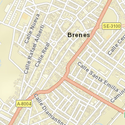 Brenes Street Map