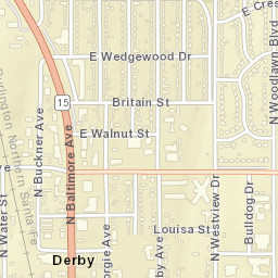450-598 N Westview Dr Derby KS Street Map