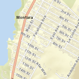 Montara California Street Map