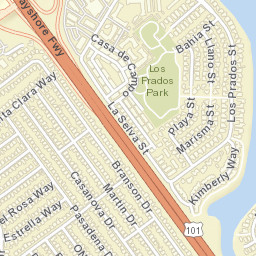 Martin Dr San Mateo California  Street Map