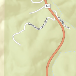 Midpines California Street Map