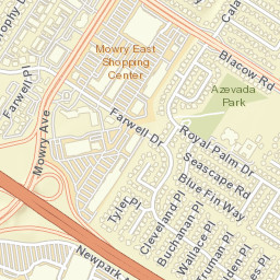 5300-5398 Mowry Avenue, Fremont, CA  Street Map