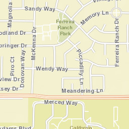 W Christoffersen Pkwy, Turlock, CA 95382 Street Map