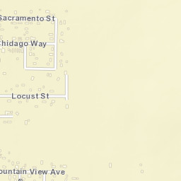 Chalfant Valley California Street Map