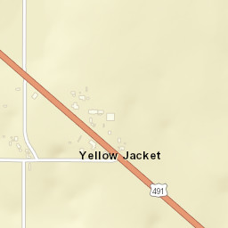 Yellow Jacket Colorado Street Map