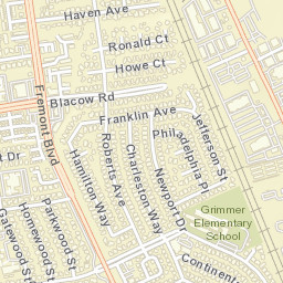 42922 Hamilton Way Fremont CA Street Map