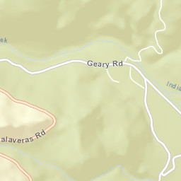 Calaveras Rd Fremont California  Street Map