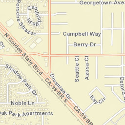 1385-1405 Campbell Way Turlock CA Street Map