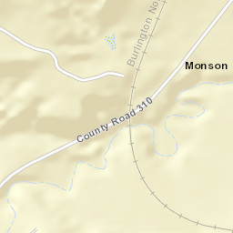 Monson Colorado Street Map