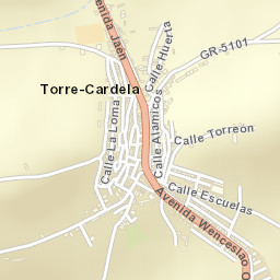 Torre-Cardela Street Map