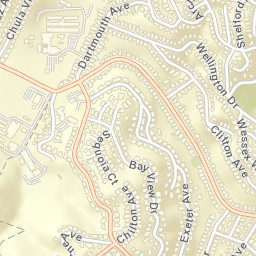 Devonshire California Street Map