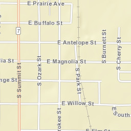 339 S Summit St Girard Kansas Street Map