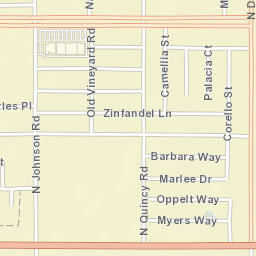 2530-2606 East Ave, Turlock, CA 95380 Street Map