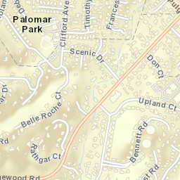 213 Scenic Dr, Redwood City, CA 94062, USA Street Map