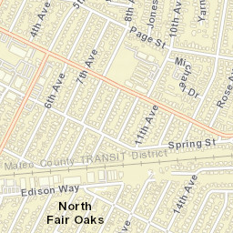 3308 Edison Way Menlo Park CA Street Map