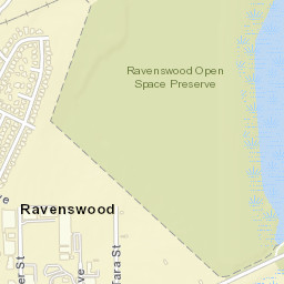 Ravenswood California Street Map