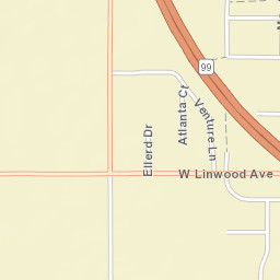 1812 West Linwood Avenue, Turlock, CA Street Map