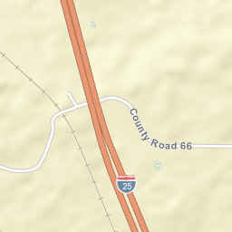 Rugby Colorado Street Map