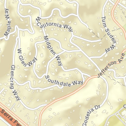 560 California Way, Emerald Lake Hills, CA Street Map