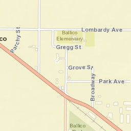 Ballico California Street Map