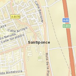 Santiponce Street Map