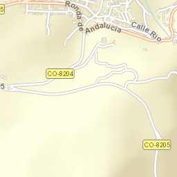 Almedinilla Street Map