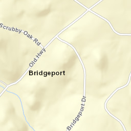Bridgeport California Street Map