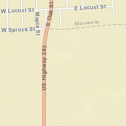 300-304 E Locust St, Minneola, KS 67865 Street Map