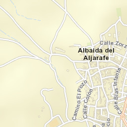 Albaida del Aljarafe Street Map