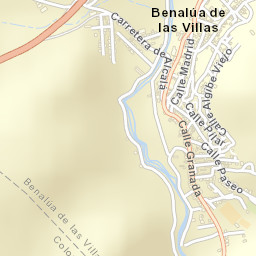 Benalúa de las Villas Street Map