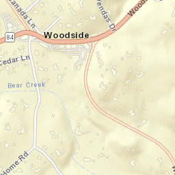 201-225 Mountain Home Rd, Woodside, CA Street Map