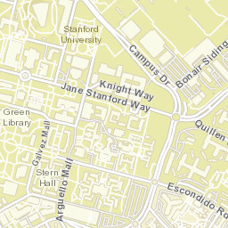 Stanford California Street Map