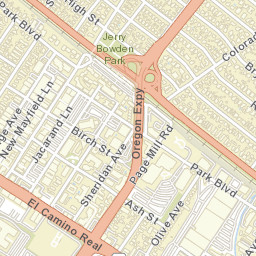 354 College Ave Palo Alto CA 94306 Street Map