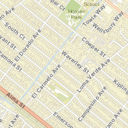 3130 Ramona St, Palo Alto, CA 94306, USA Street Map